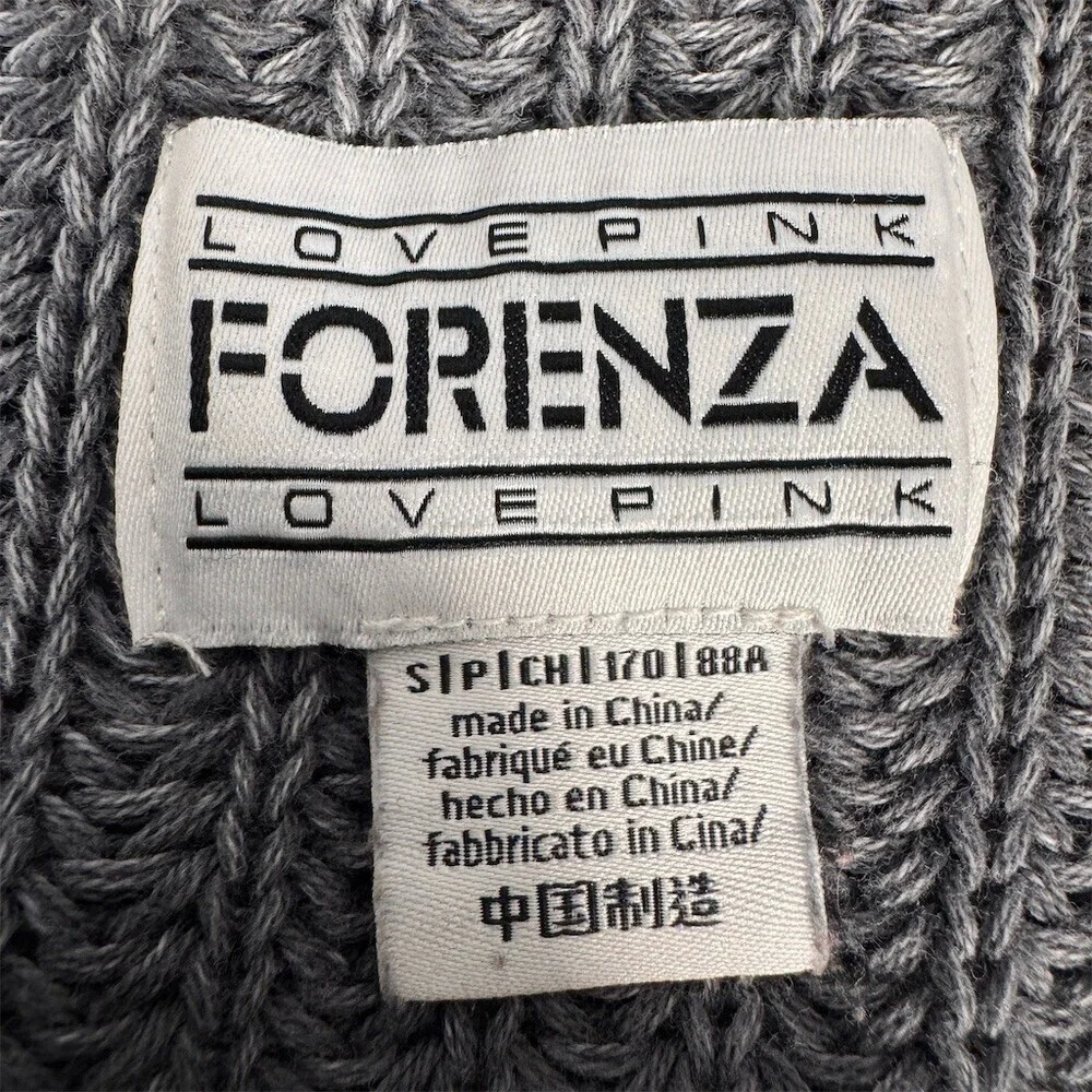 LOVE PINK Forenzia Victoria’s Secret Cotton Sweater Womens Size S Chunky Knit